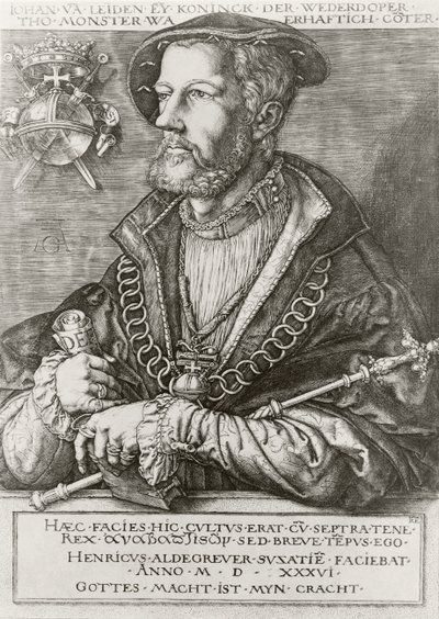 John of Leiden by Heinrich Aldegrever